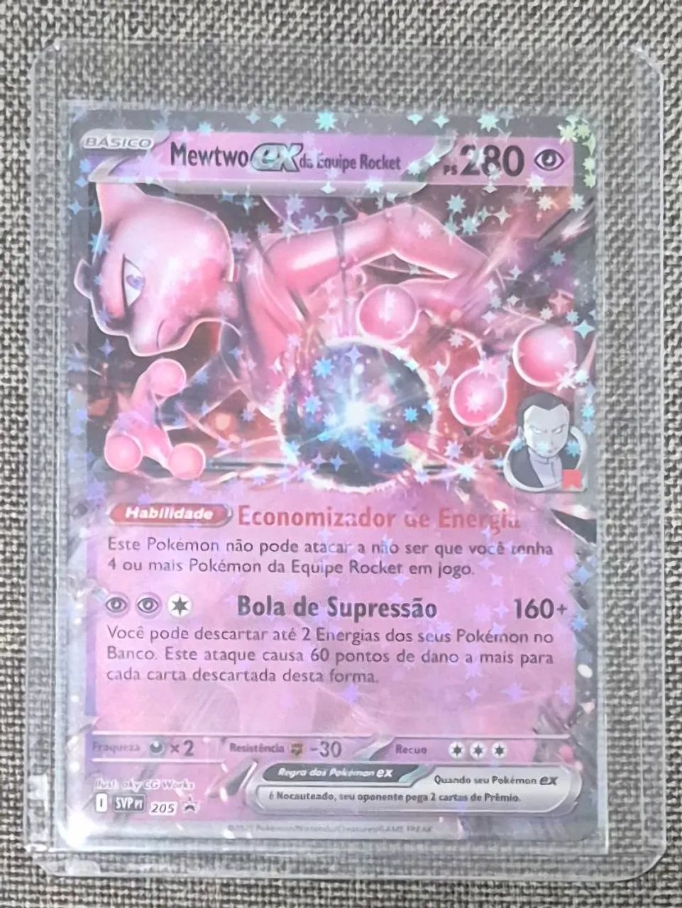 Mewtwo ex da Equipe Rocket - Foto 2