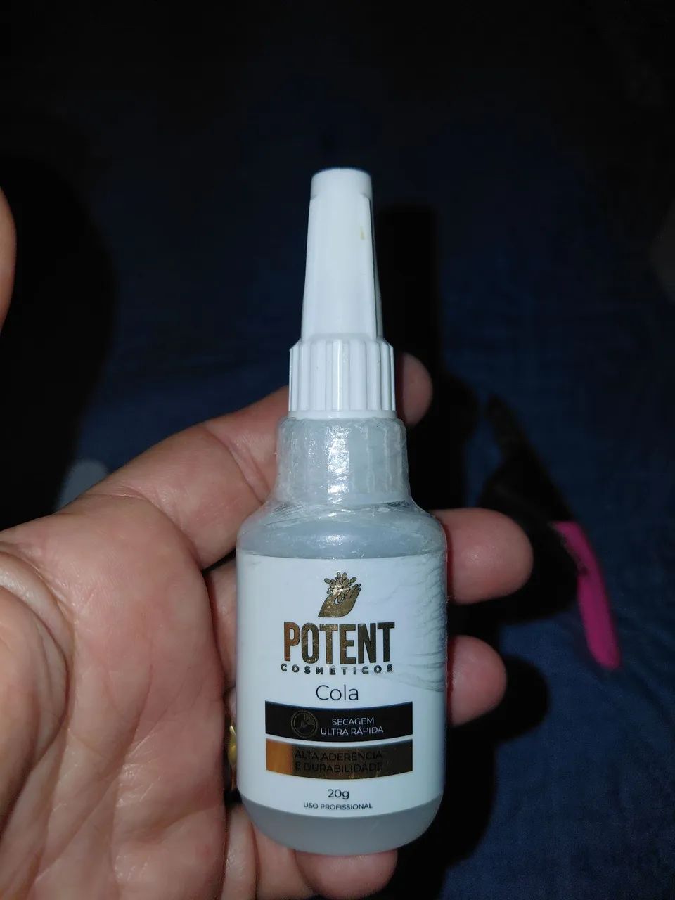 Kit com 5 unha postiça com cola e contando! - Foto 4