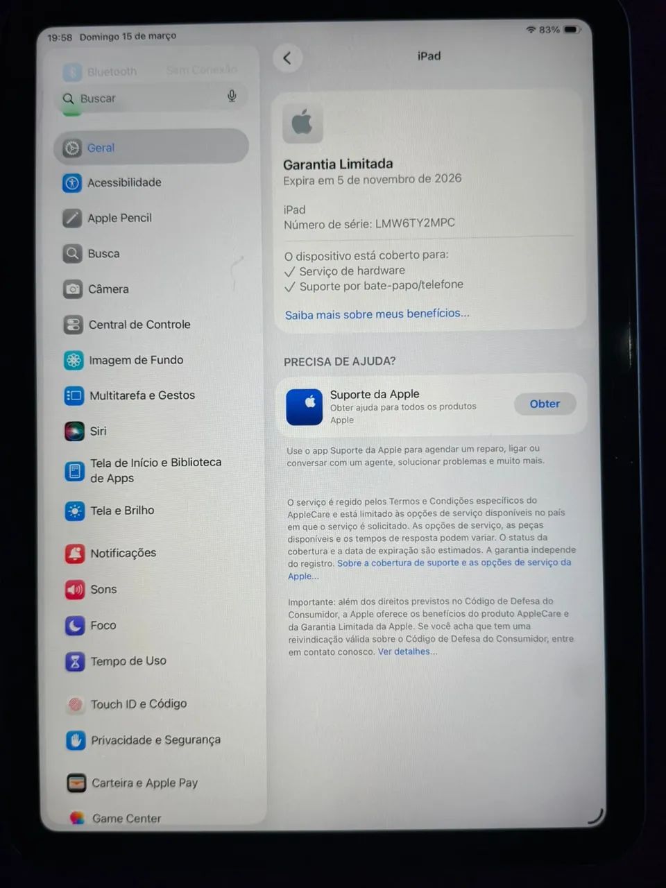 Tablet Apple iPad 11 A16 Bionic 128gb Wifi Azul (USADO) - Foto 4