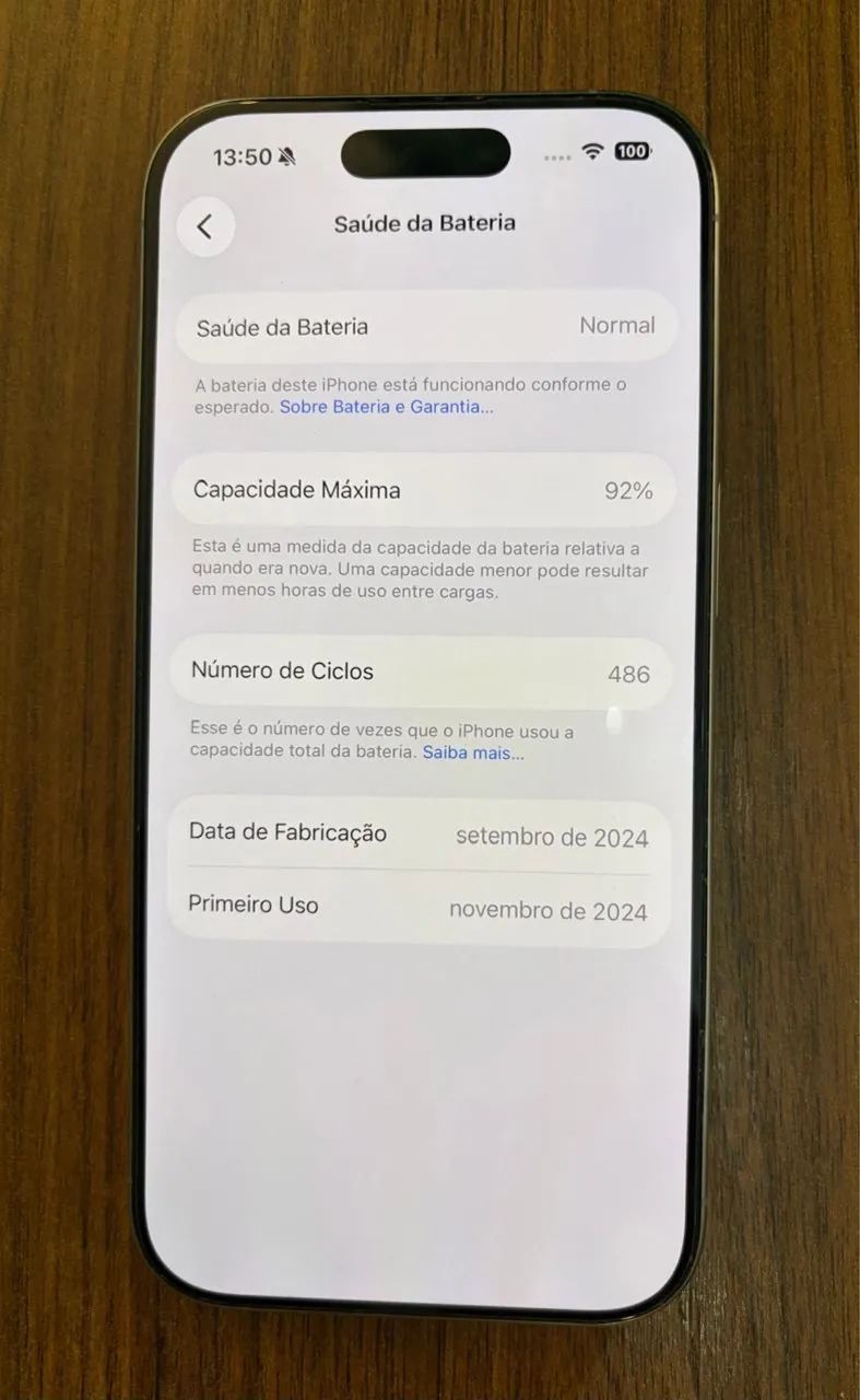 iPhone 16 Pro 128GB - Titânio Deserto - Foto 4