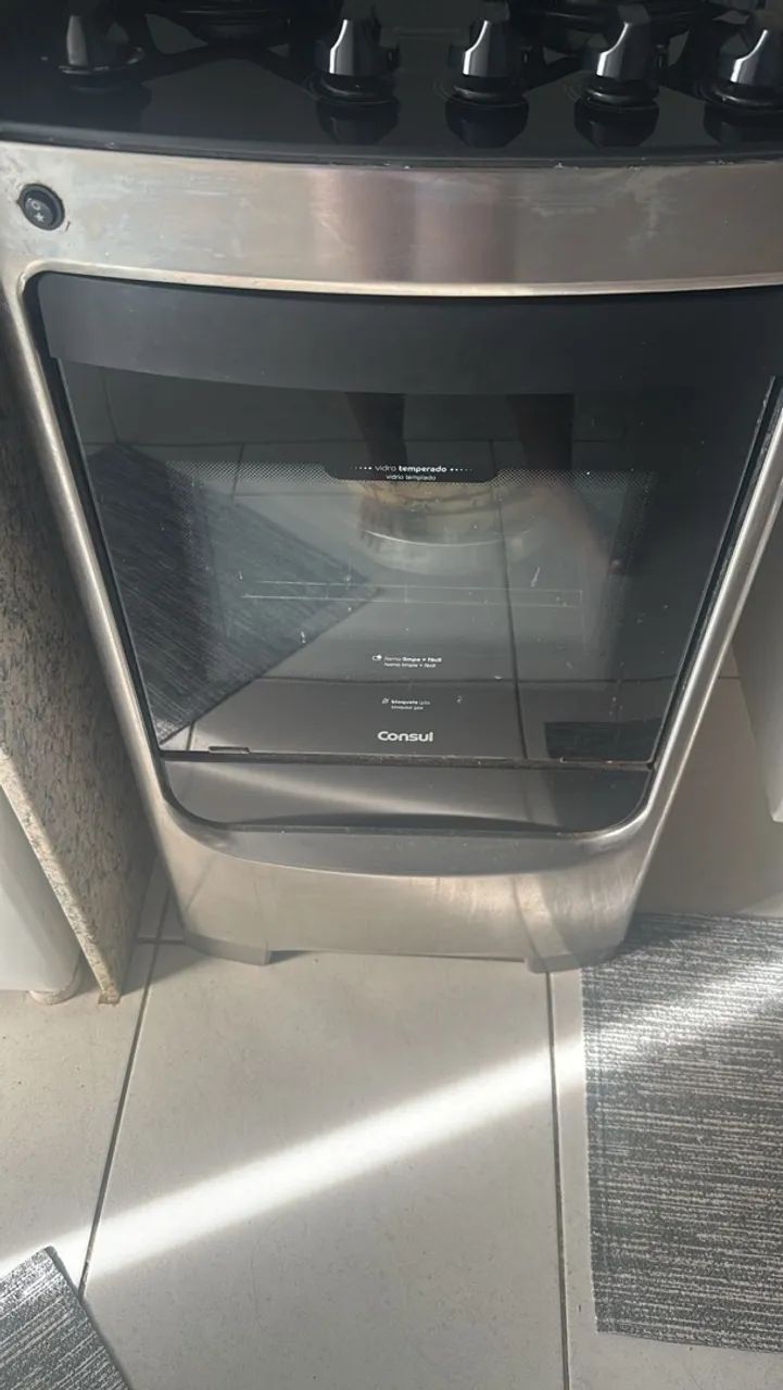 Fogão 4 Bocas Consul Inox Acendimento Automático.       Ótimo estado - Foto 2