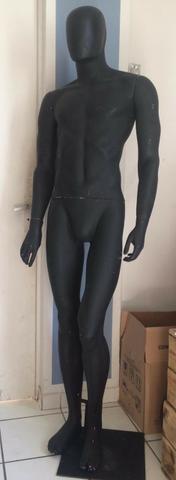 Manequim de Fibra Masculino - Cor: Preto
