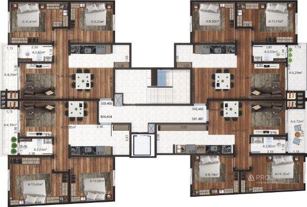 Apartamento à venda com 3 dormitórios em Colina sorriso, Caxias do sul cod:11348 - Foto 5