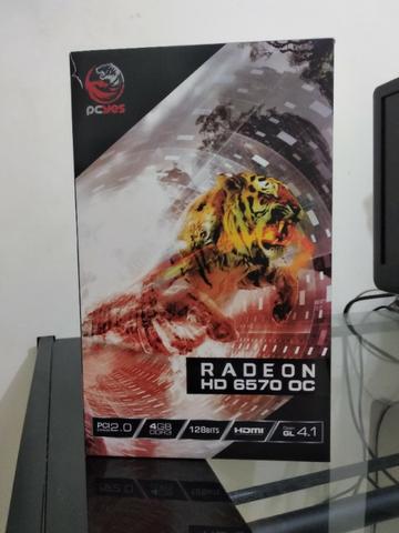 Placa de vídeo Radeon Hd 6570 Oc 4gb Ddr3 (seminova) - Foto 3