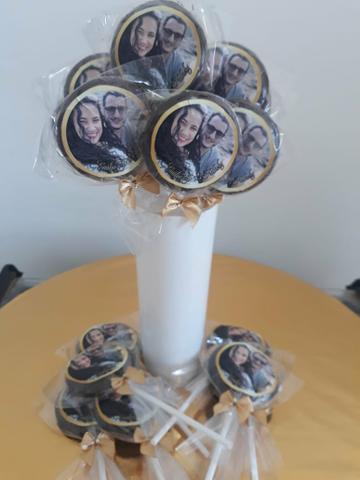 Pirulitos de chocolate R$ 0,90 com adesivo personalizado ENTREGA GRÁTIS - Foto 4