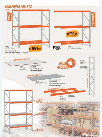 Glândula de parede de centro e porta pallet Box expositor de ração - Foto 2
