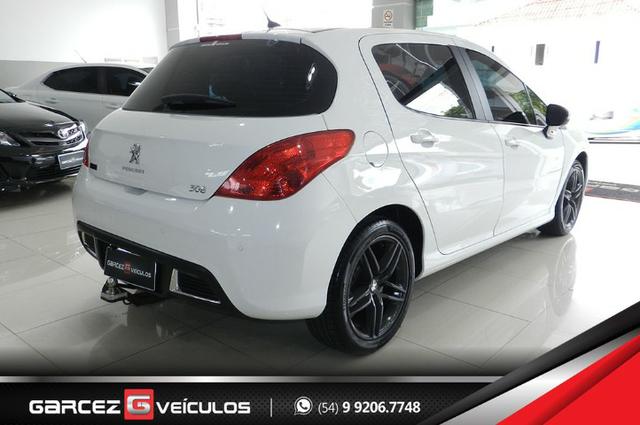Peugeot 308 1.6 Active Flex Manual Com Teto Leds Diúrnos Couro Multimídia Top - Foto 3