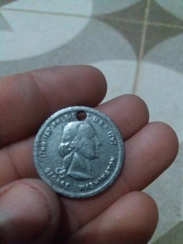 Moeda antiga rara george Washington - Foto 2