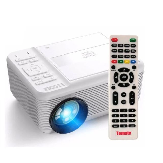 Projetor Led 700 Lumens Av Dvd Hdmi Vga Usb MicroSD 1080p