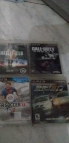 Jogos de ps3 e fone e 42