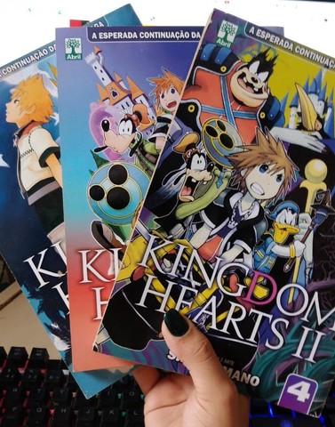 Mangá Kingdom Hearts 2 ( Vol - 1 , 3 e 4)