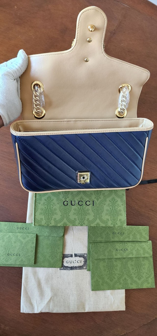 Bolsa Gucci Marmont Matelassê edição especial  - Foto 5