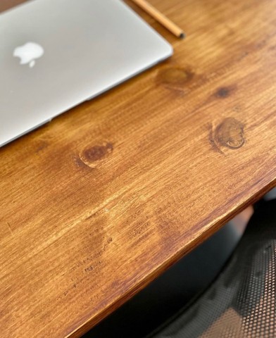 Escrivaninha / mesa de madeira - Foto 3