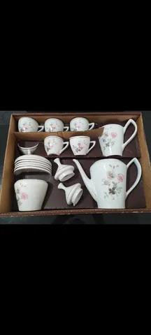 Porcelana pozzani antiga, jogo de chá pozzani, pozzani - Personal Game Toys