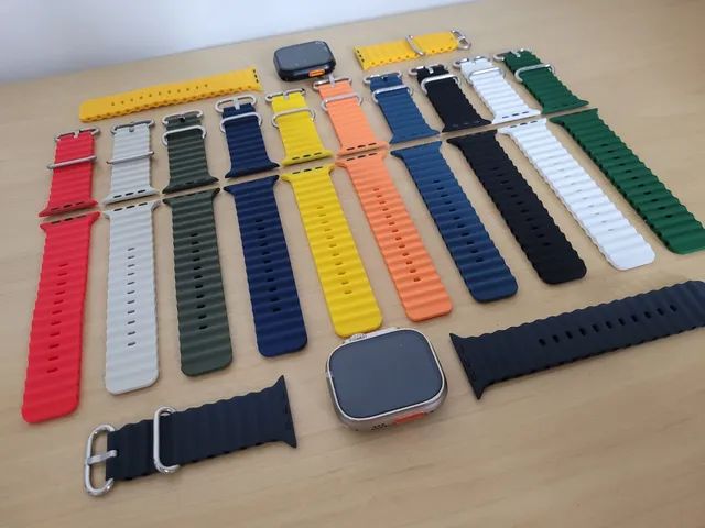 Pulseira de silicone Oceano 42/44/45/49mm - Foto 4