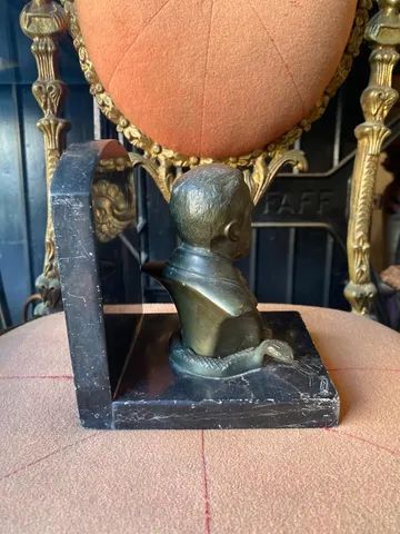 Escultura Louis Pasteur em Petit bronze.  - Foto 4