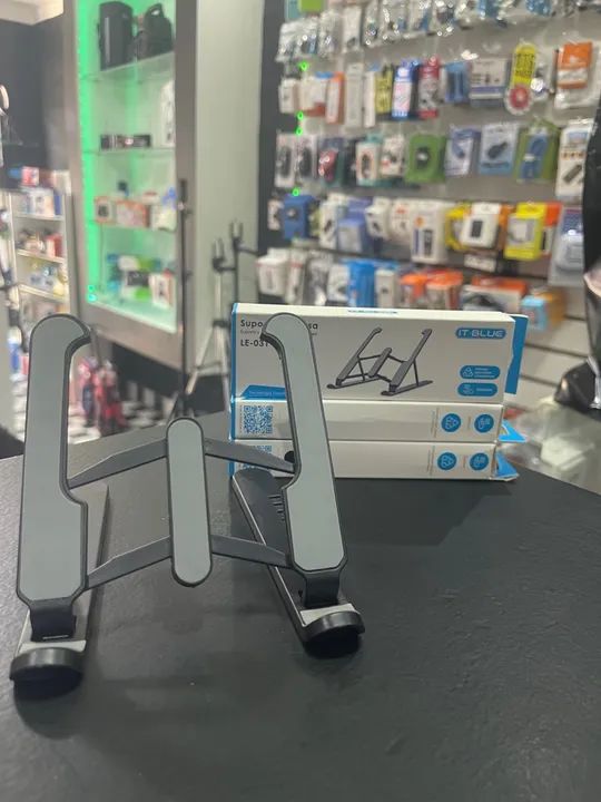  Suporte universal de mesa dobravel para smartphone  - Foto 3