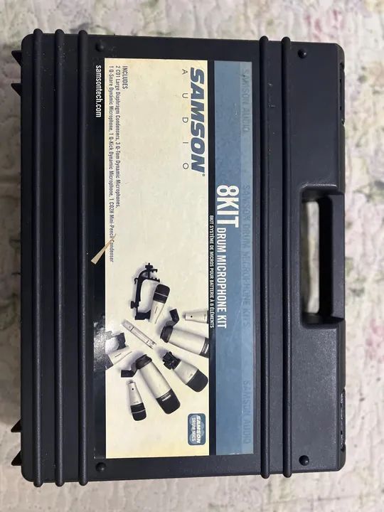 KIT 8 MICROFONE DE BATERIA SAMSON