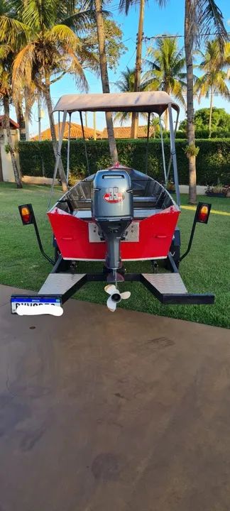 Barco 5m - Motor 35 HP - Carreta rodoviária - Foto 6