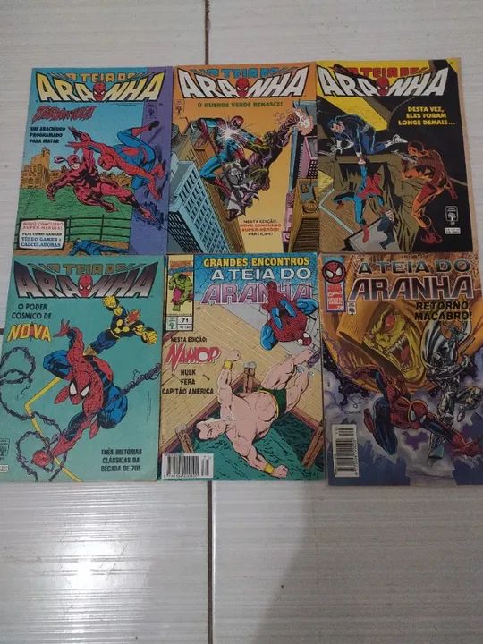 6 EXEMPLARES DE A TEIA DO ARANHA