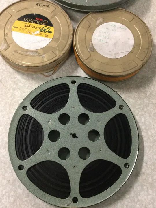 rolo de filmes antigos.