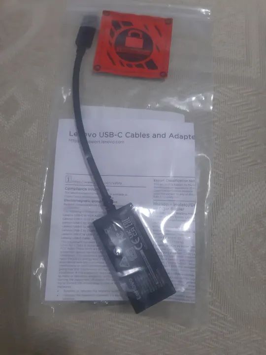 Cabo usb para entrada VGA Lenovo  - Foto 2