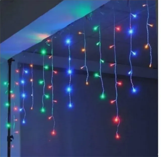Pisca Pisca 100 Lâmpadas Led Colorido 8 Funções