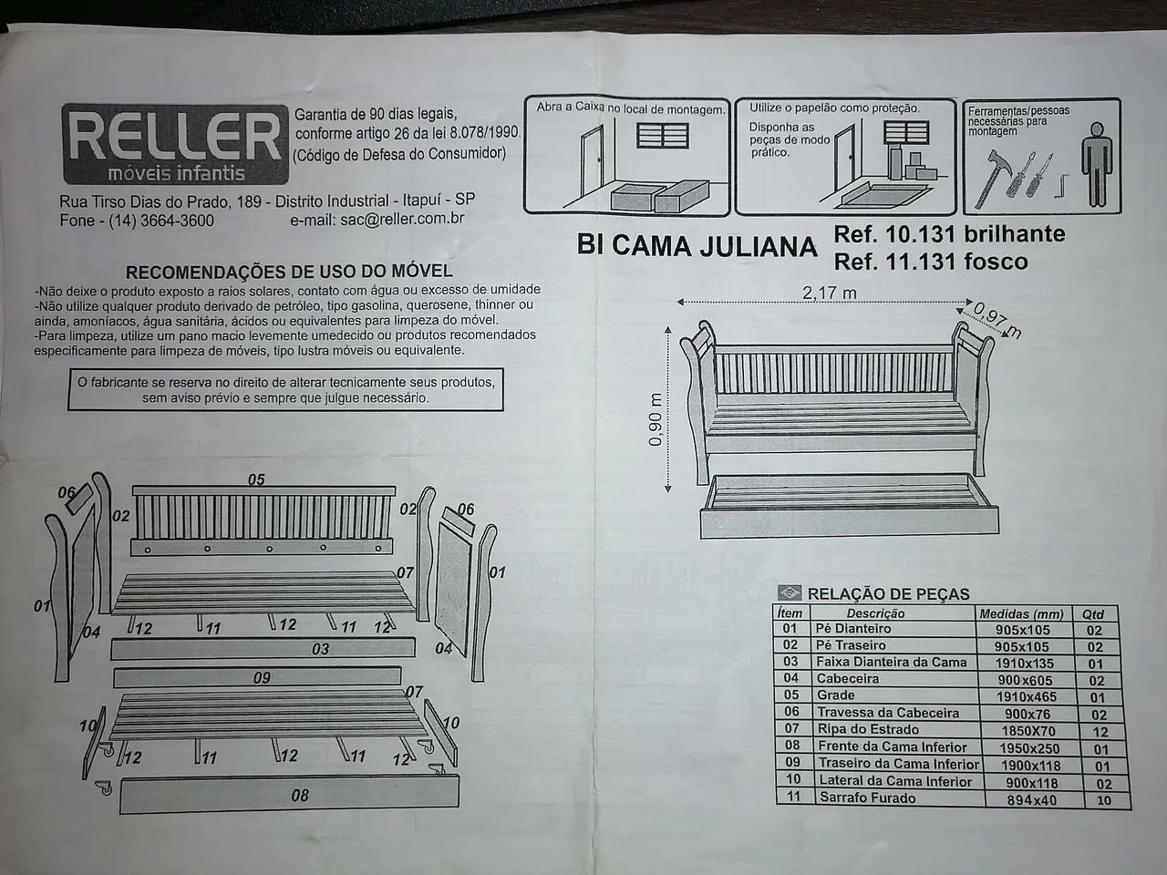 Bicama AbraCadabra (SEM OS COLCHÕES) - Foto 6