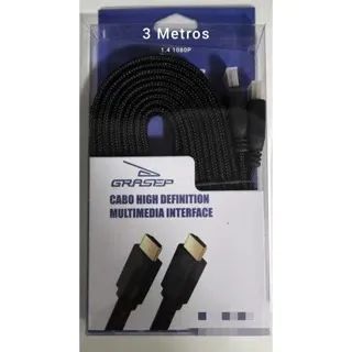 cabo hdmi 2.0 ultra hd 4k bindado 3m knup kp-d-h4k02