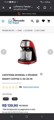 Cafeteira Mondial 2 xícaras smart Coffee usada - Utensílios Para Cozinha -  Jardim Nova Vitória I, São Paulo 1279774409