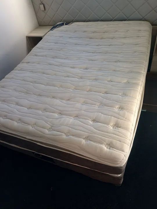 Cama Box + Colchão Castor super luxo