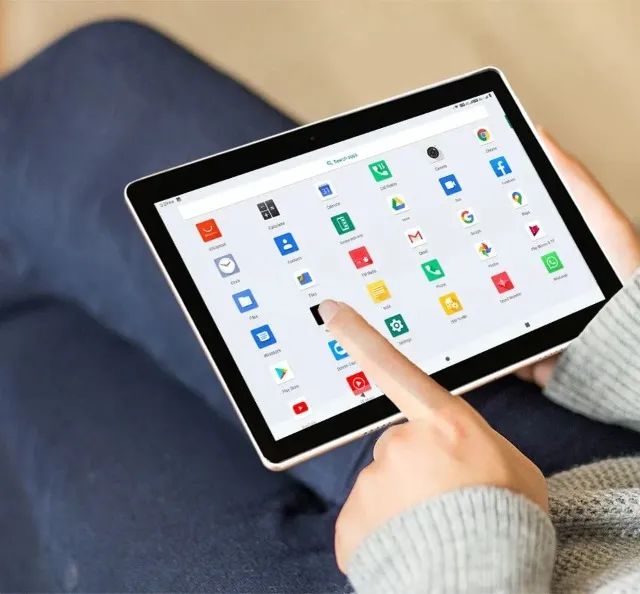 Tablet 10.1 pol. câm. duplas, Dual sim call, octa Core 4GB  ram + 64gb+case - Foto 2