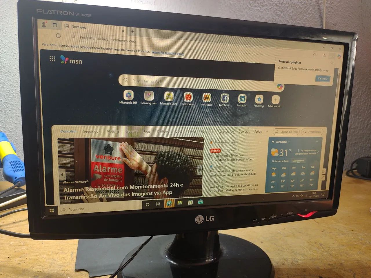 Monitor LG 19 Pol  (VGA)