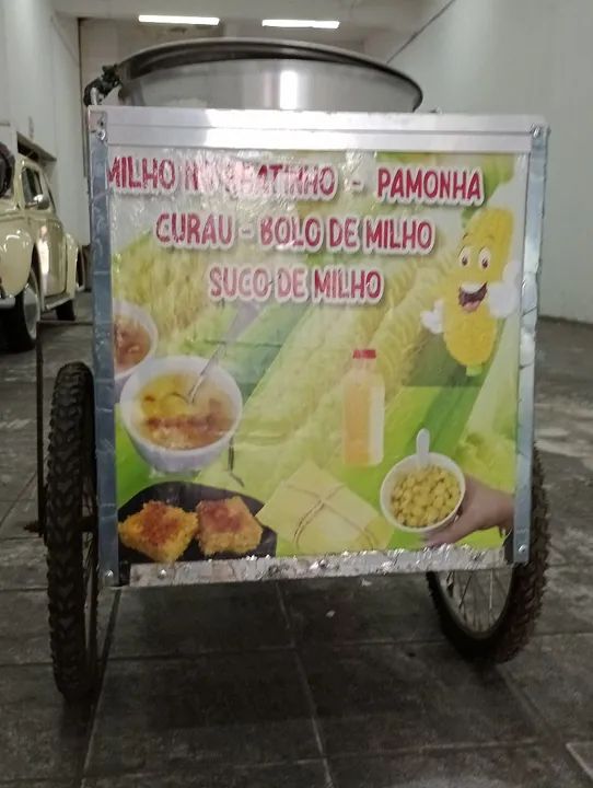 Carrinho de milho verde