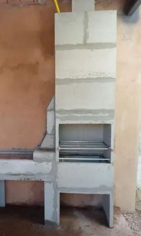 Churrasqueira pré moldada com fogão  - Foto 3