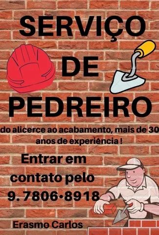pedreiro no grande abc 