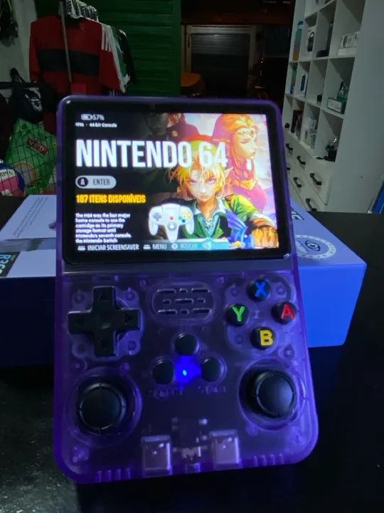 Mini Game R36S lilás 