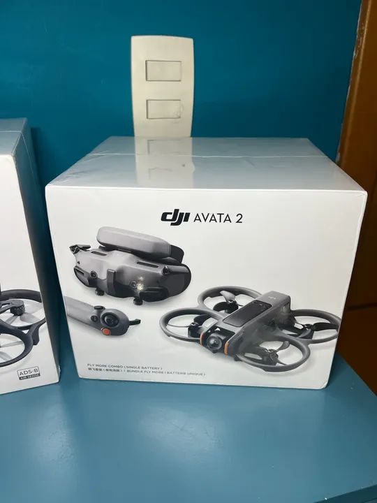 Drone Dji Avata 2 combo flymore 3 baterias Anatel - lacrado - Nota Fiscal 