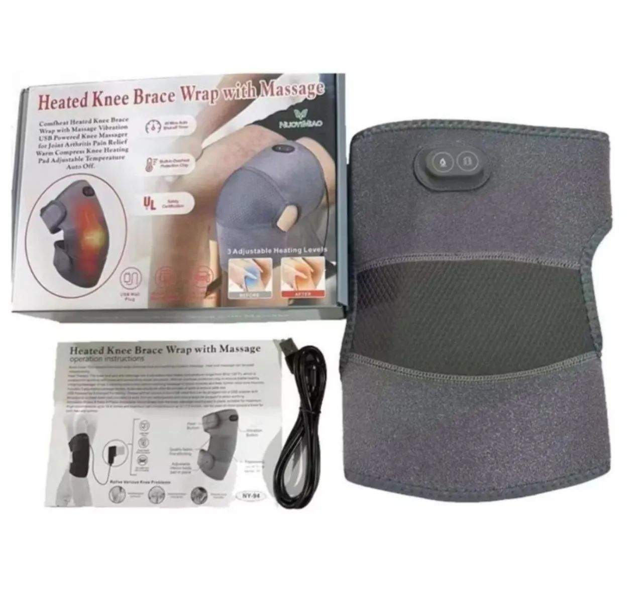 Joelheira com aquecimento 