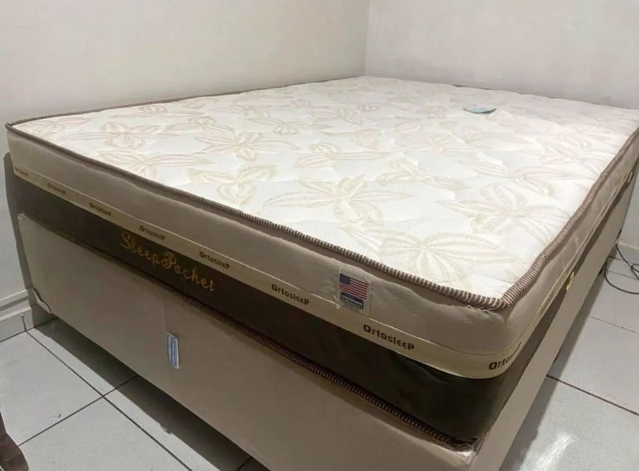 Cama Box  casal OrtoSleep Sleep Pocket