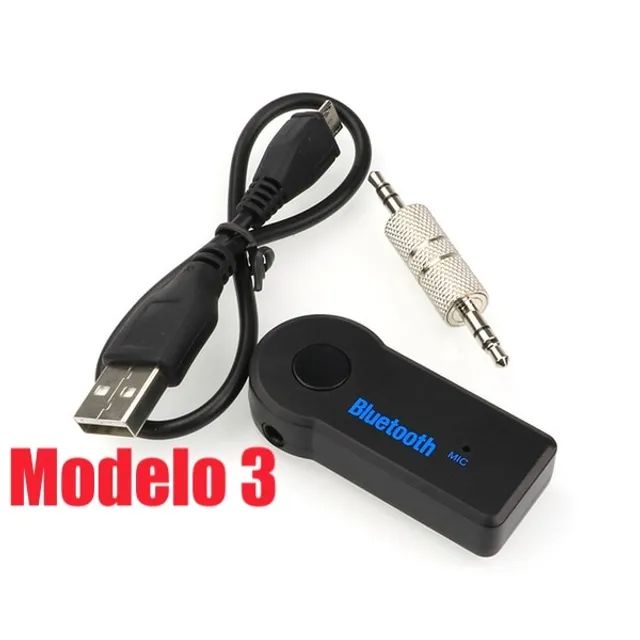 bluetooth p2 recarregável usb para som casa e carro top  - Foto 3