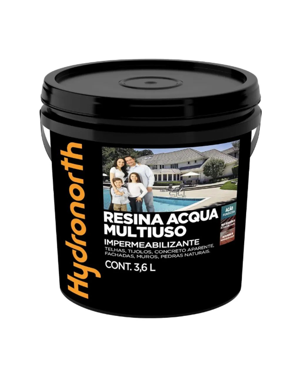 Resina Multiuso Acqua Color Brilhante Ceramica 3,6 L