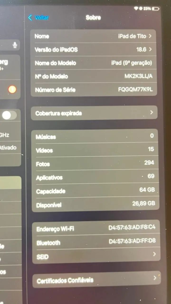 IPAD 9TH GERAÇÃO 64GB - Foto 2