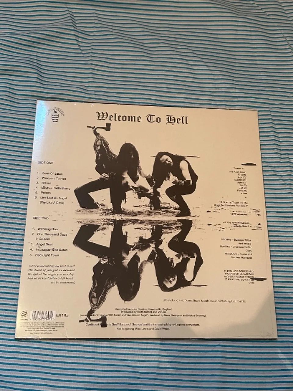 venom black metal death sodom sepultura LP disco vinil rock maiden