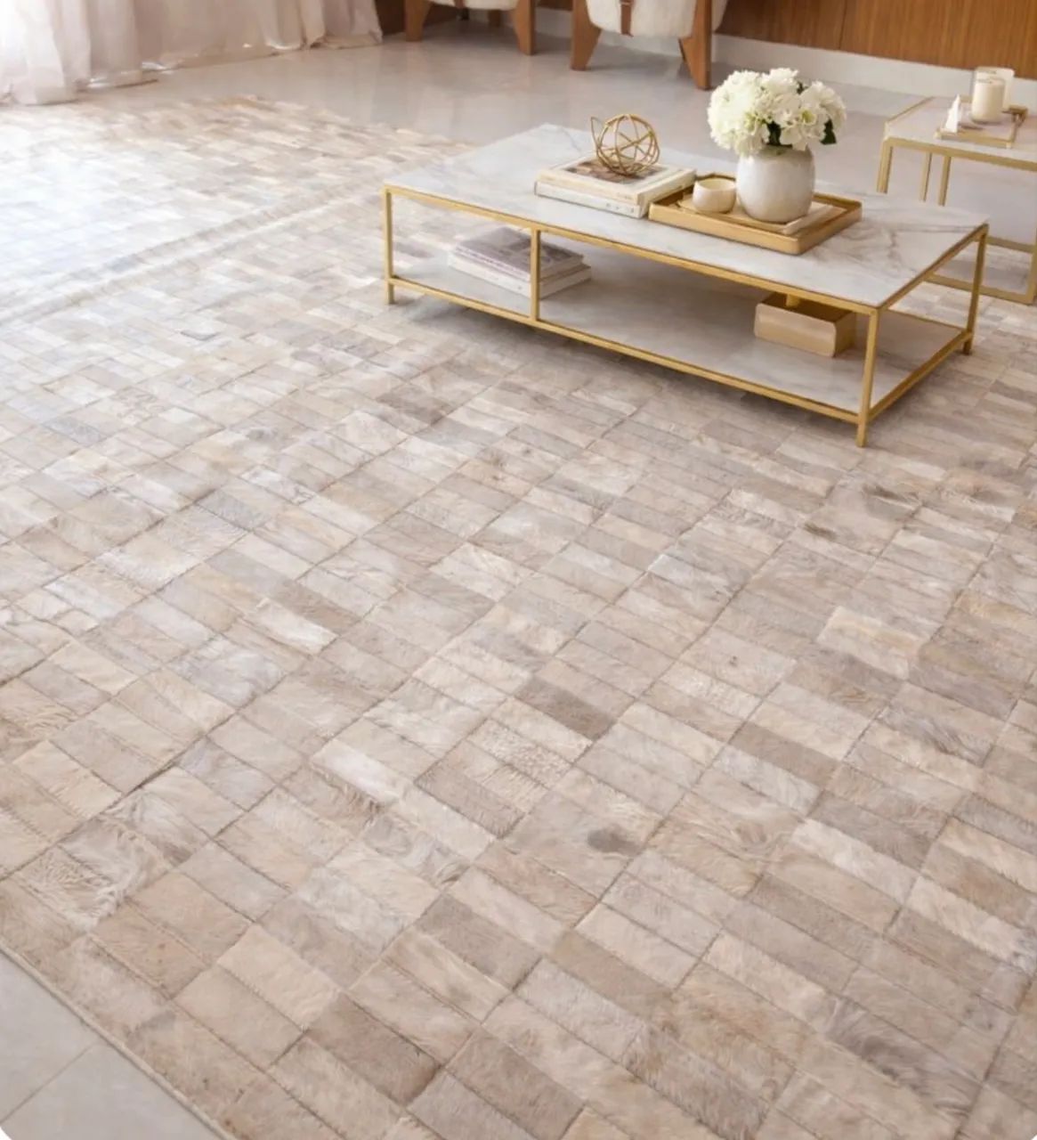 Tapete de couro legítimo super novo!