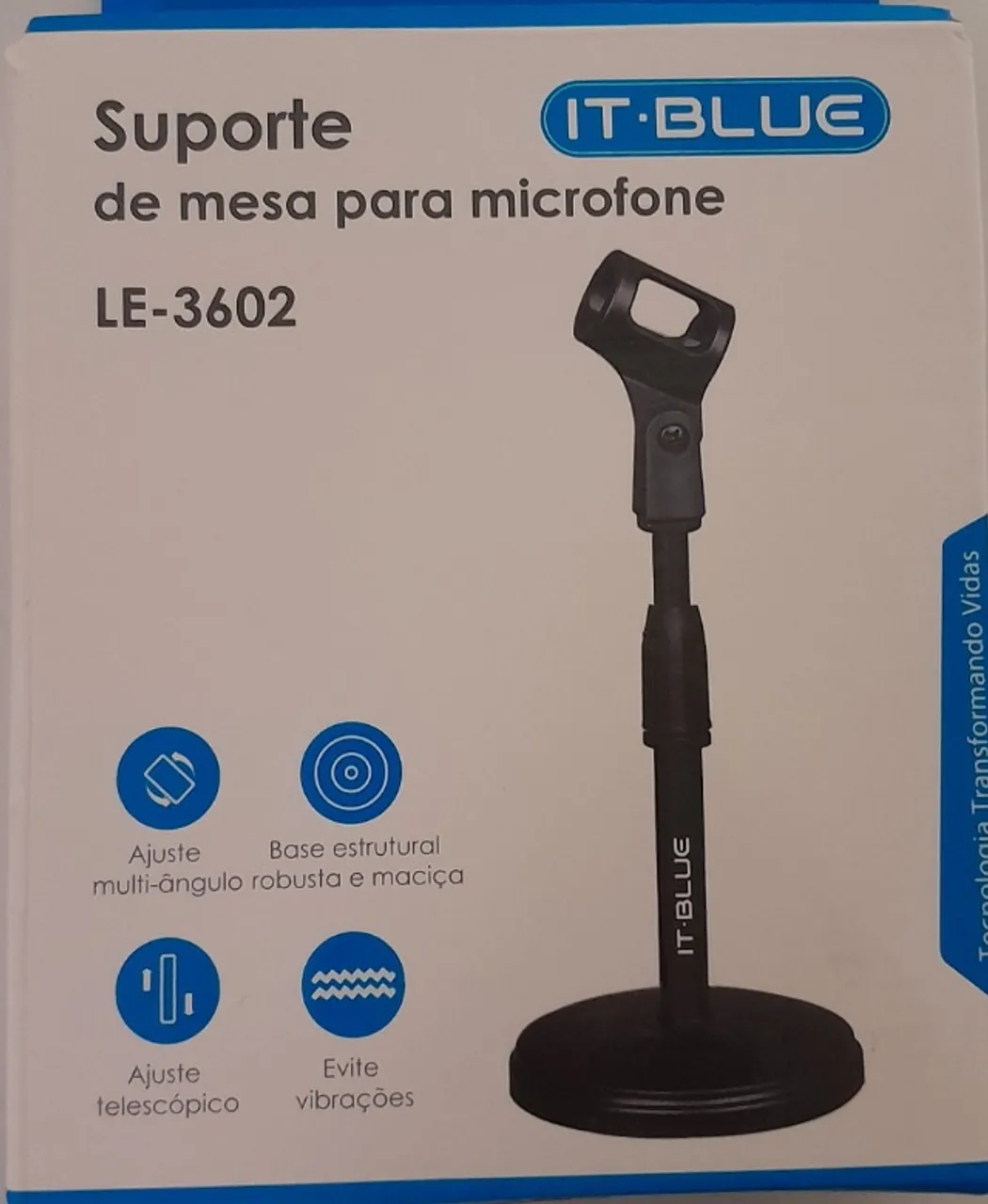 Suporte de Mesa It-Blue 3602 para Microfone