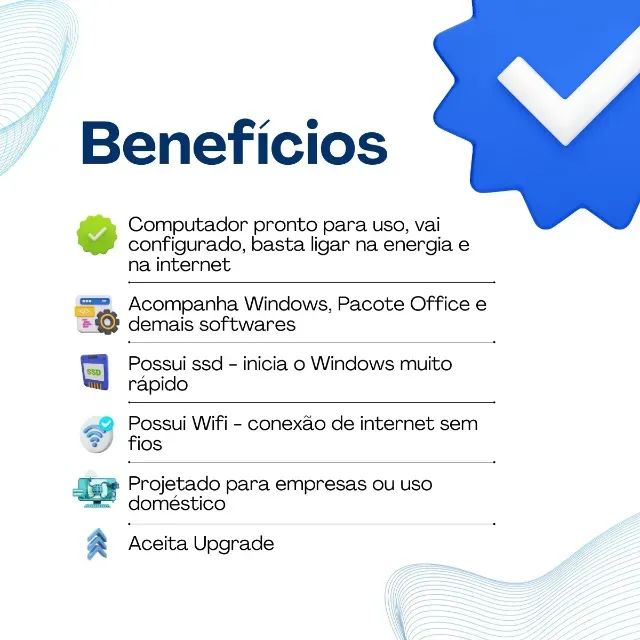 PC Computador intel core i5 | 8GB ram | ssd 240gb | Pronto para uso | Loja Física - Foto 5