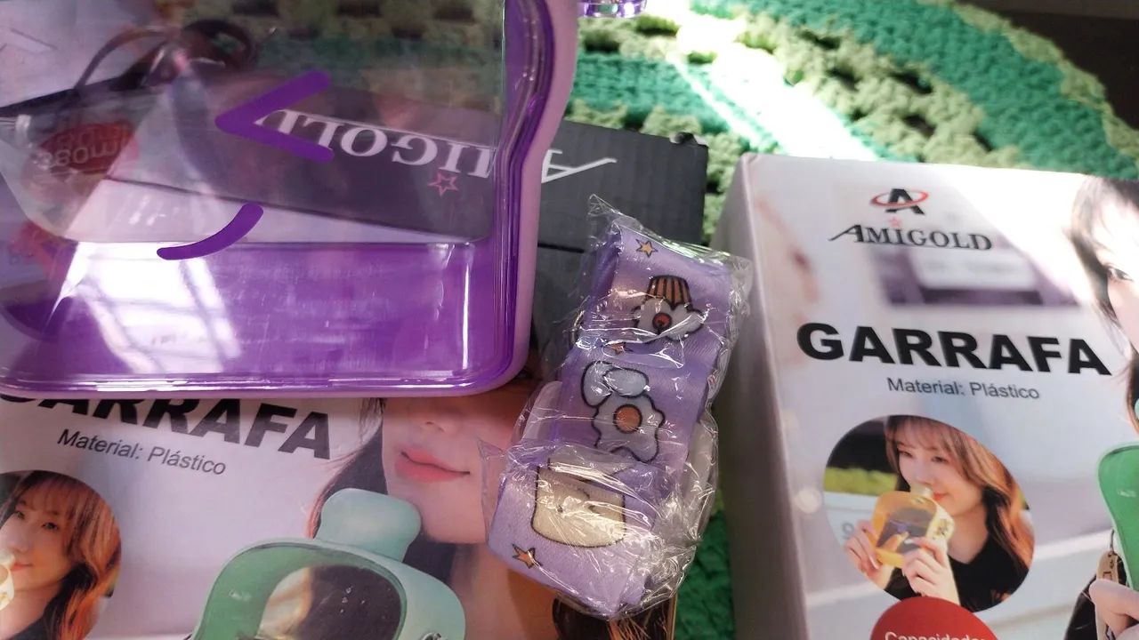 Garrafinhas de água de 380 ml em acrilico - Foto 4
