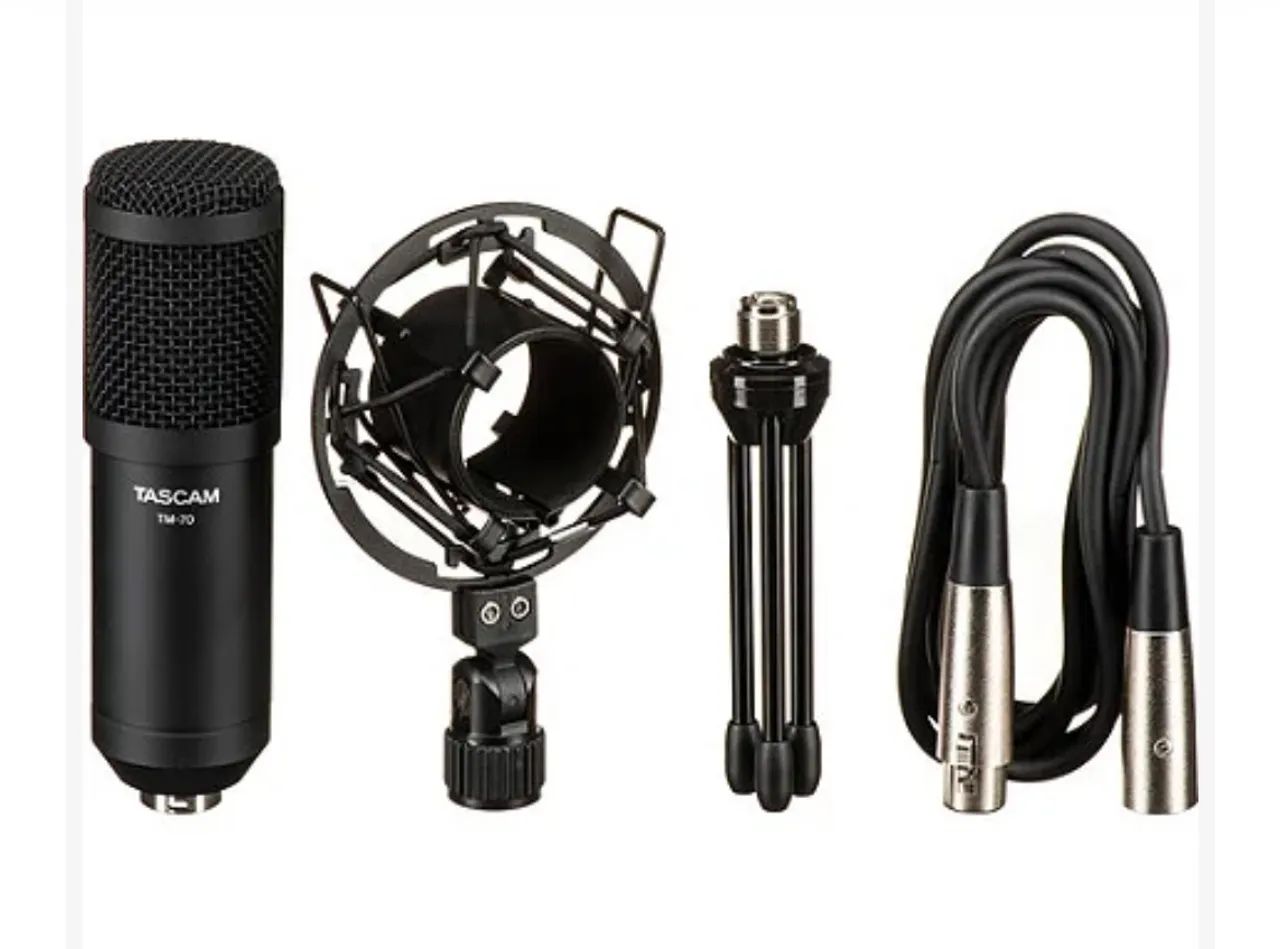 Tascam TM-70 | Microfone Dinâmico | Perfeito para Podcasts e Streaming | Preto - Foto 4