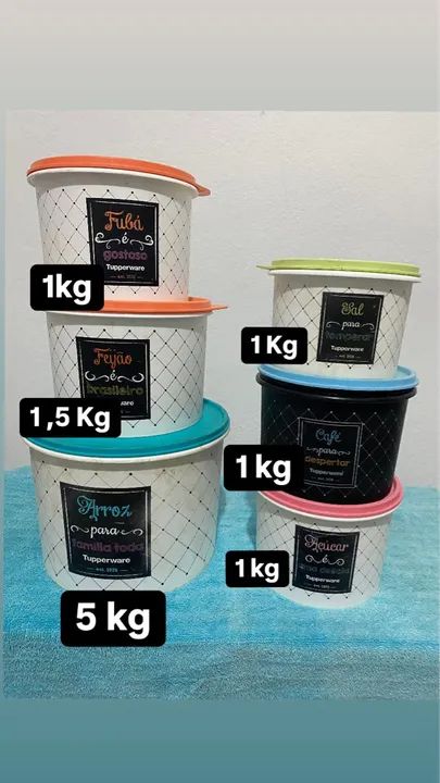 Jogo Mantimentos Tupperware original  - Foto 2